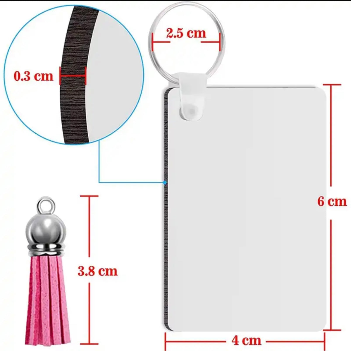 SUBLIMATION KEYCHAIN Perth Vinyl Supplies