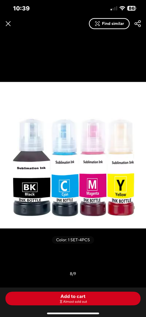 SUBLIMATION INK EPSON ECO TANK