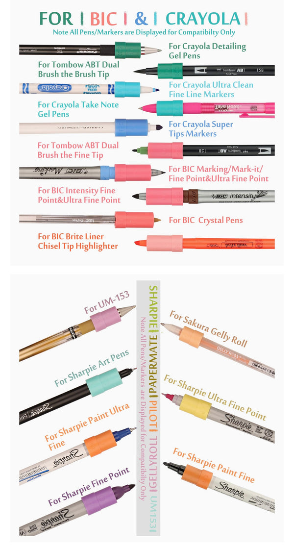  CRAVERLAND Pen Adapters for Cricut Joy and Joy Xtra, 8 Pack  Pen Holders Accessories Tools Compatible with  (Sharpie/Pilot/BIC/UM153/Cricut) Pens : Arts, Crafts & Sewing
