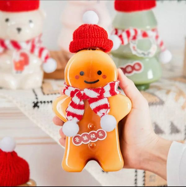 CHRISTMAS GINGER BREAD MAN BOTTLE