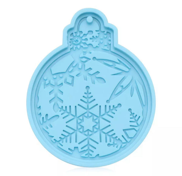 RESIN MOULD CHRISTMAS BAUBLE