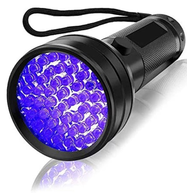 51 LED UV Flashlight 395 nM Ultraviolet Blacklight Aluminum Torch Light Lamp