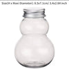 PLASTIC SNOWMAN JAR 100ml