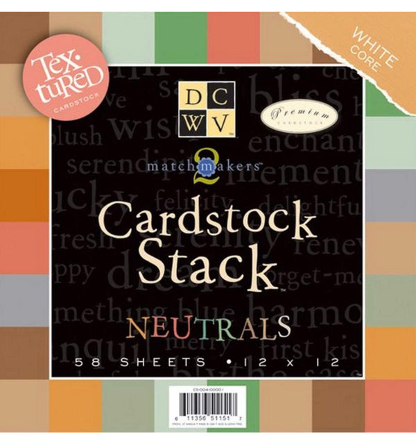 CARDSTOCK STACK 12x12 NEUTRALS