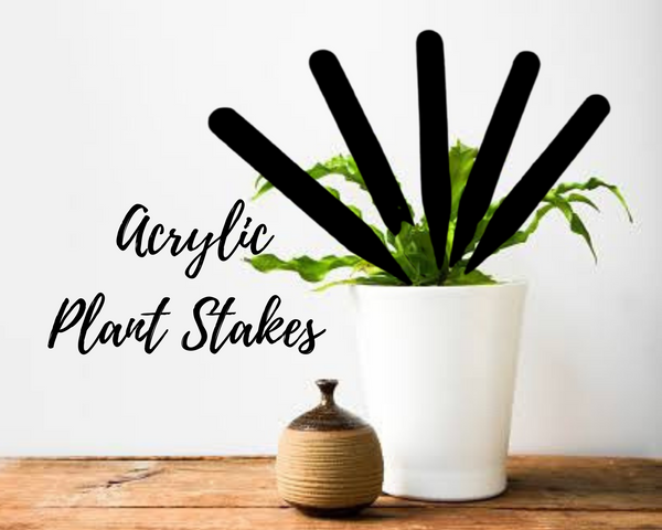 ACRYLIC PLANT STAKES 5PK