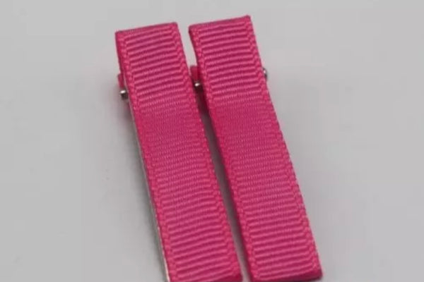 RIBBON COVERED ALLIGATOR CLIPS 48mm
