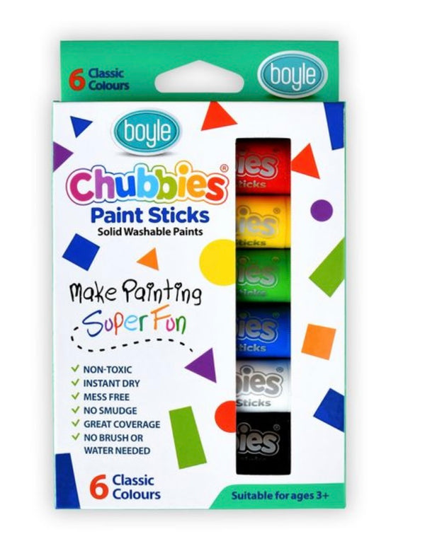 CHUBBIES PAINT STICKS 10pk