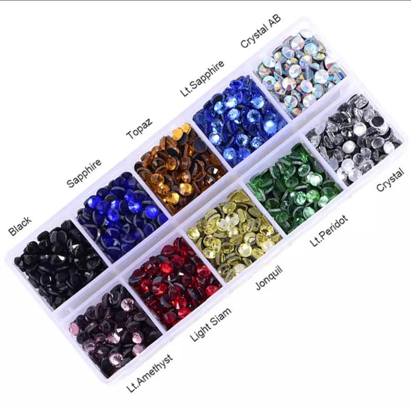 HOT FIX RHINESTONE MIX TRAY